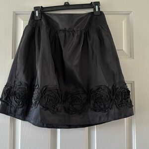 Mini black skirt